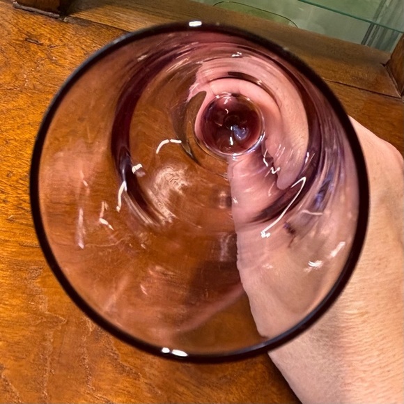 Set of two Libbey light pink champagne flutes - Picture 6 of 7